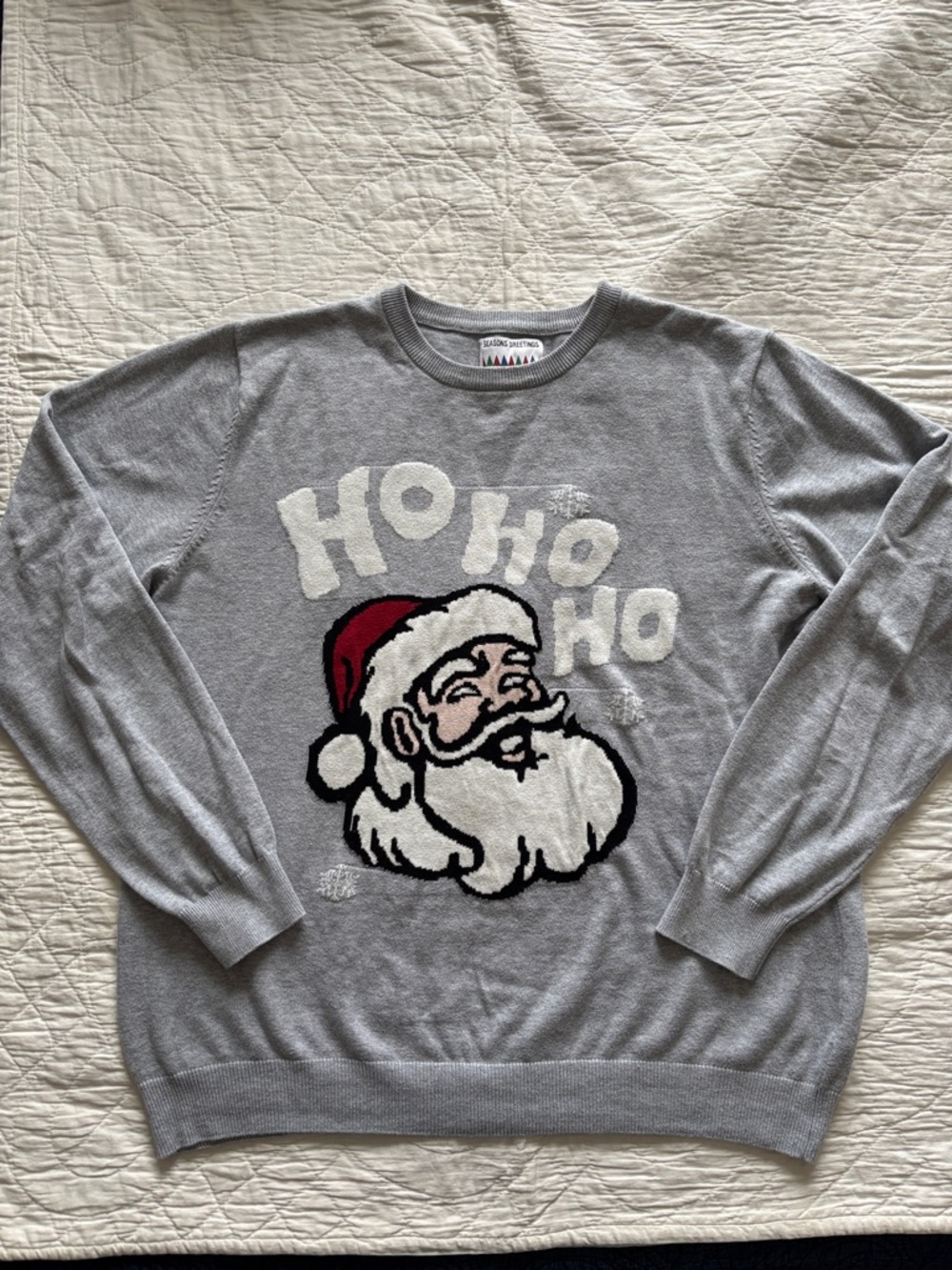 Seasons Greetings Santa Sweater
